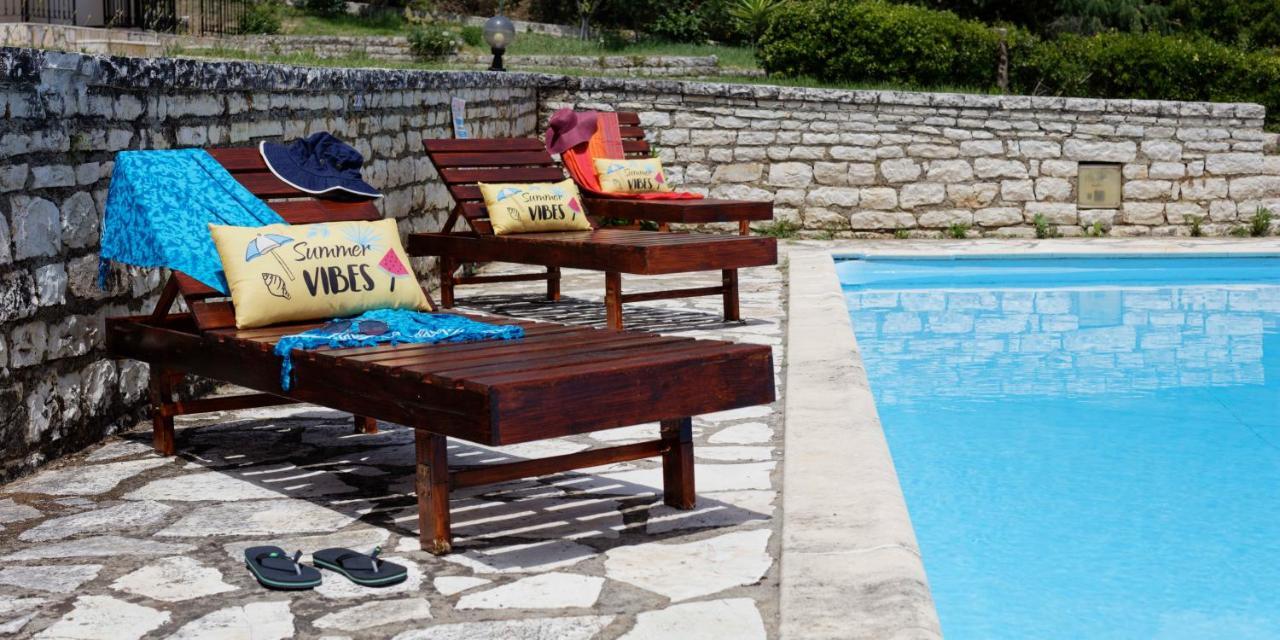 Habitat Villa Corfu Dassia  Bagian luar foto