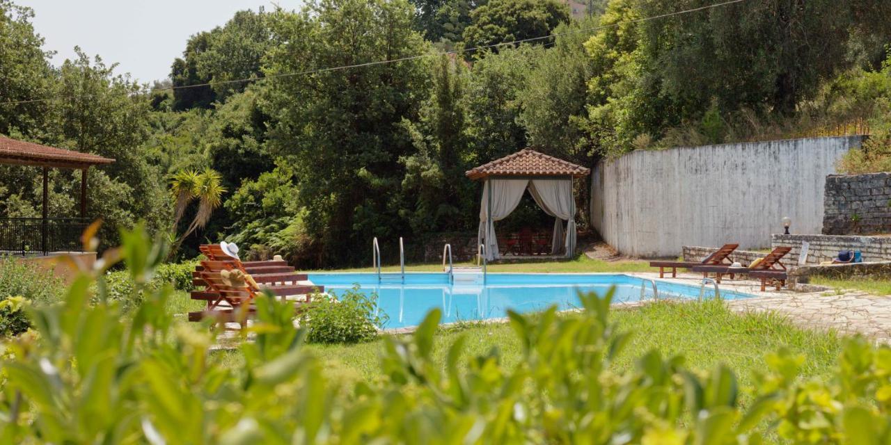 Habitat Villa Corfu Dassia  Bagian luar foto