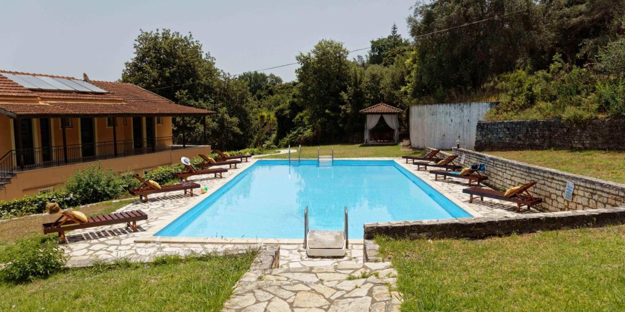 Habitat Villa Corfu Dassia  Bagian luar foto