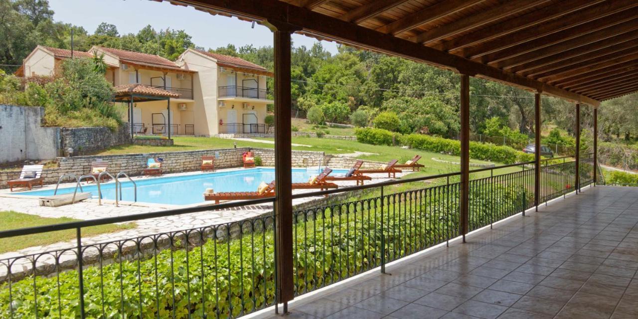 Habitat Villa Corfu Dassia  Bagian luar foto