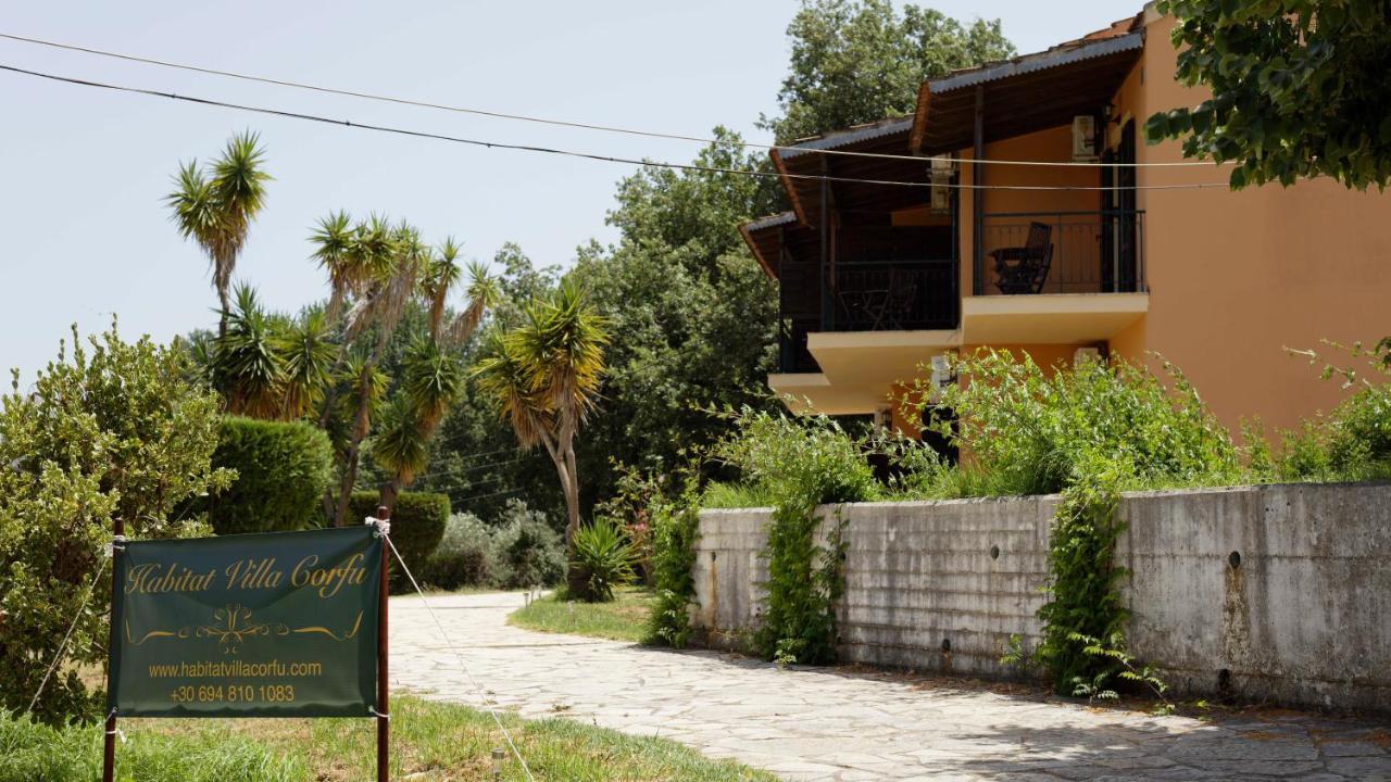 Habitat Villa Corfu Dassia  Bagian luar foto